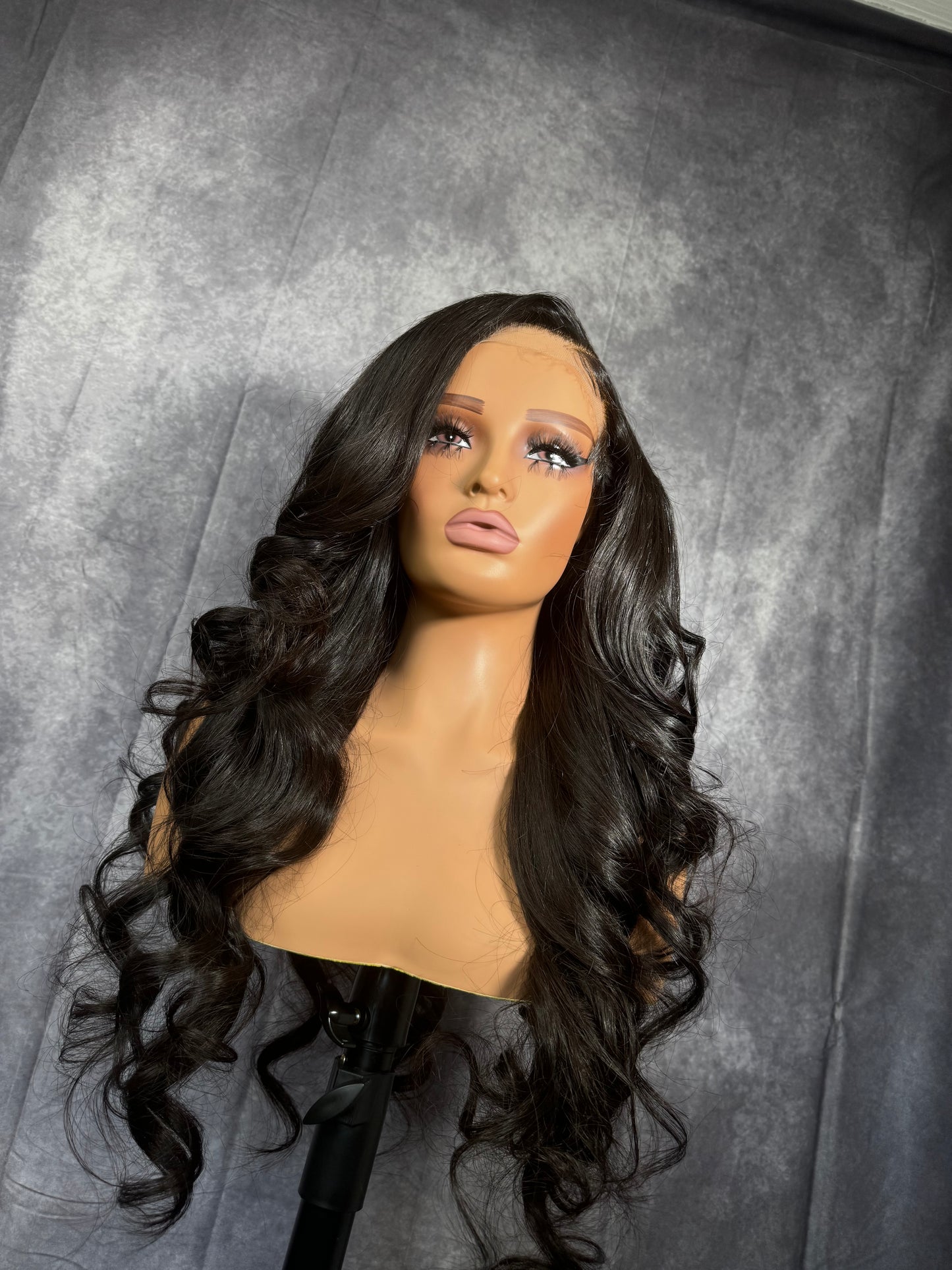 Noir Side Part Curly Ready To Wear Glueless Wig