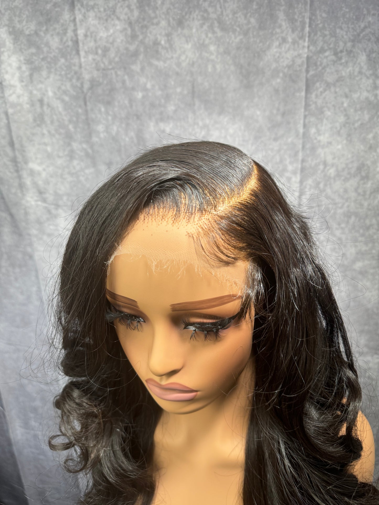 Noir Side Part Curly Ready To Wear Glueless Wig