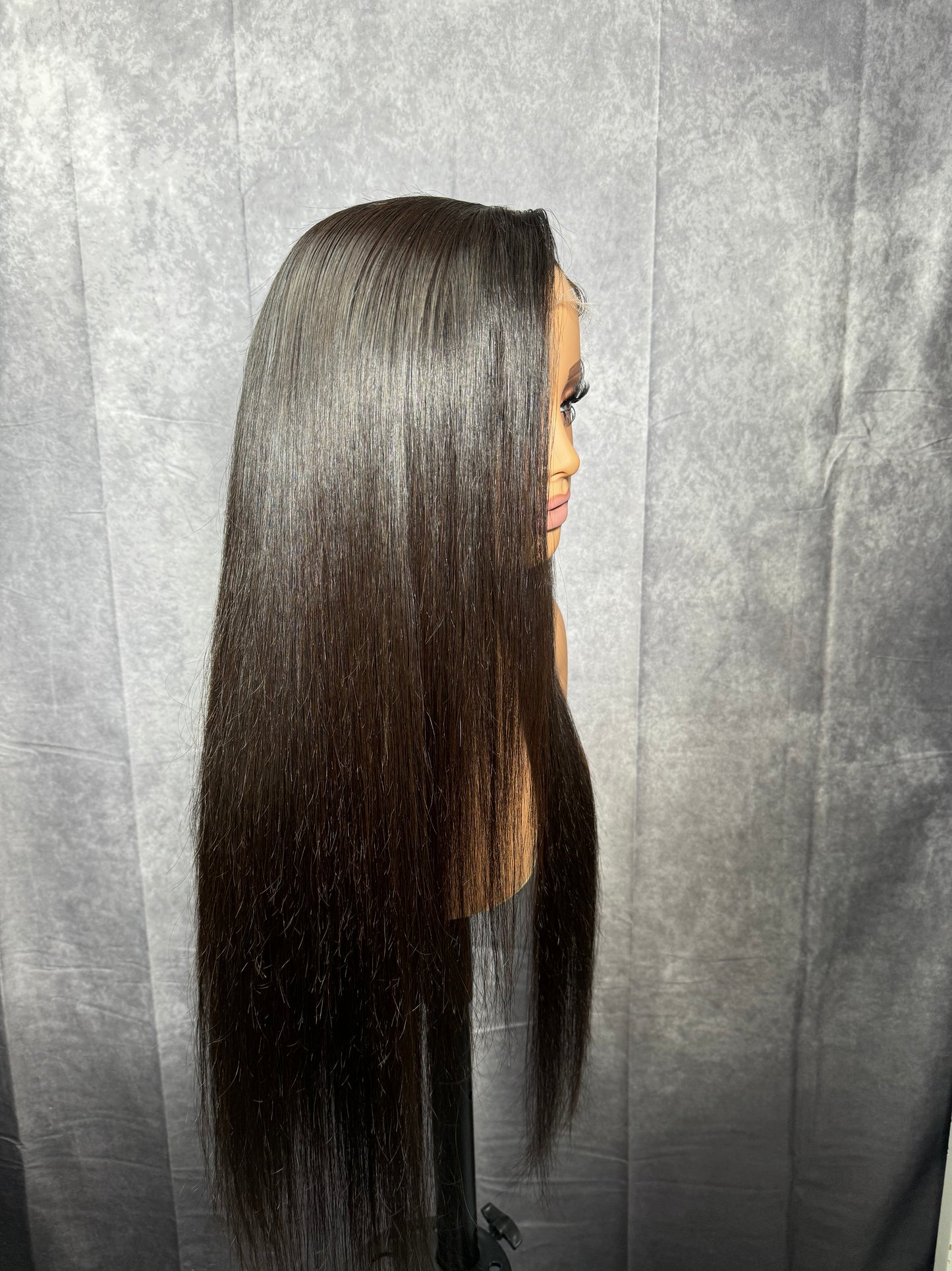 Noir Classic Side Part Straight Ready To Wear Glueless Wig