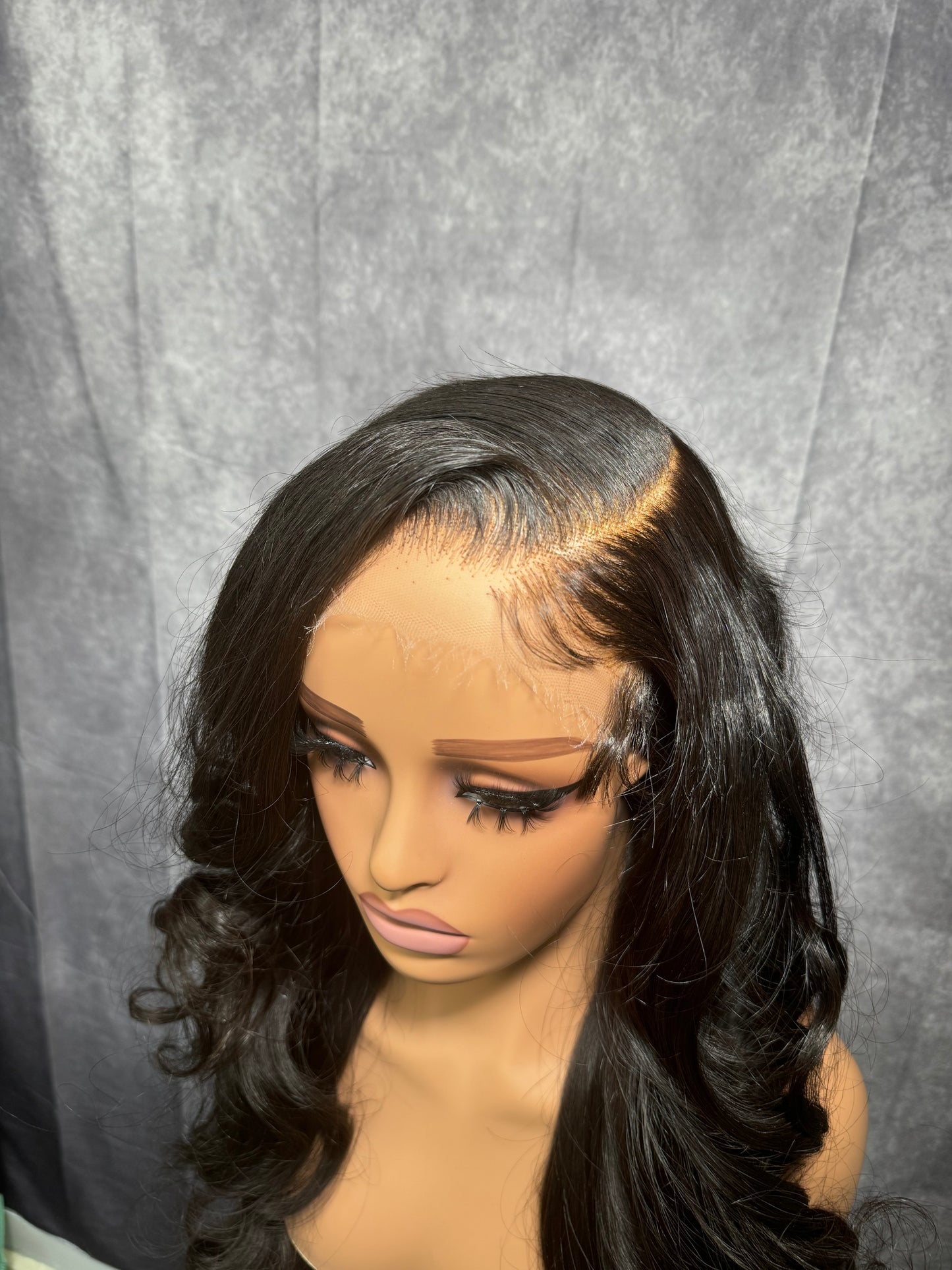 Noir Side Part Curly Ready To Wear Glueless Wig