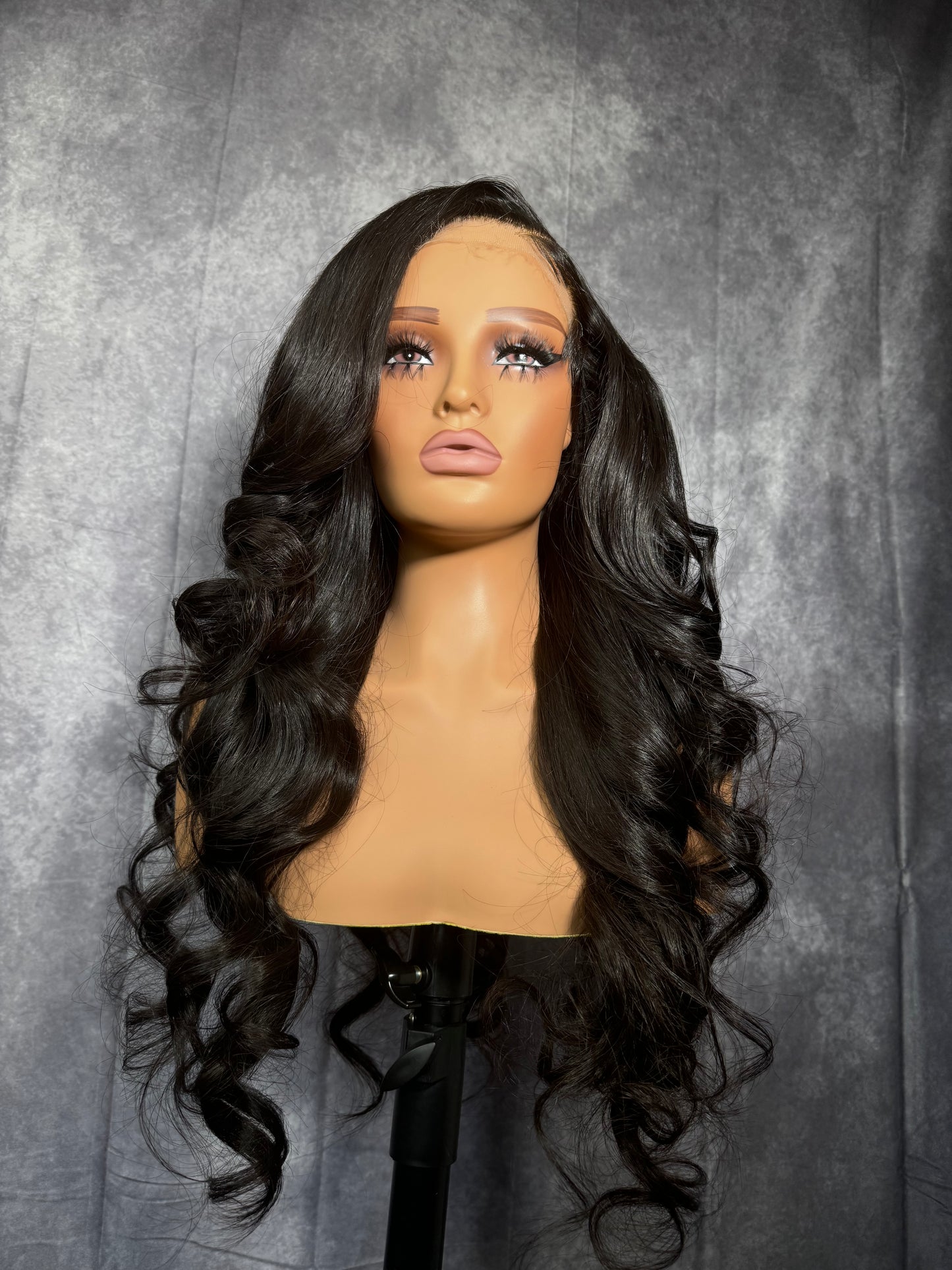 Noir Side Part Curly Ready To Wear Glueless Wig